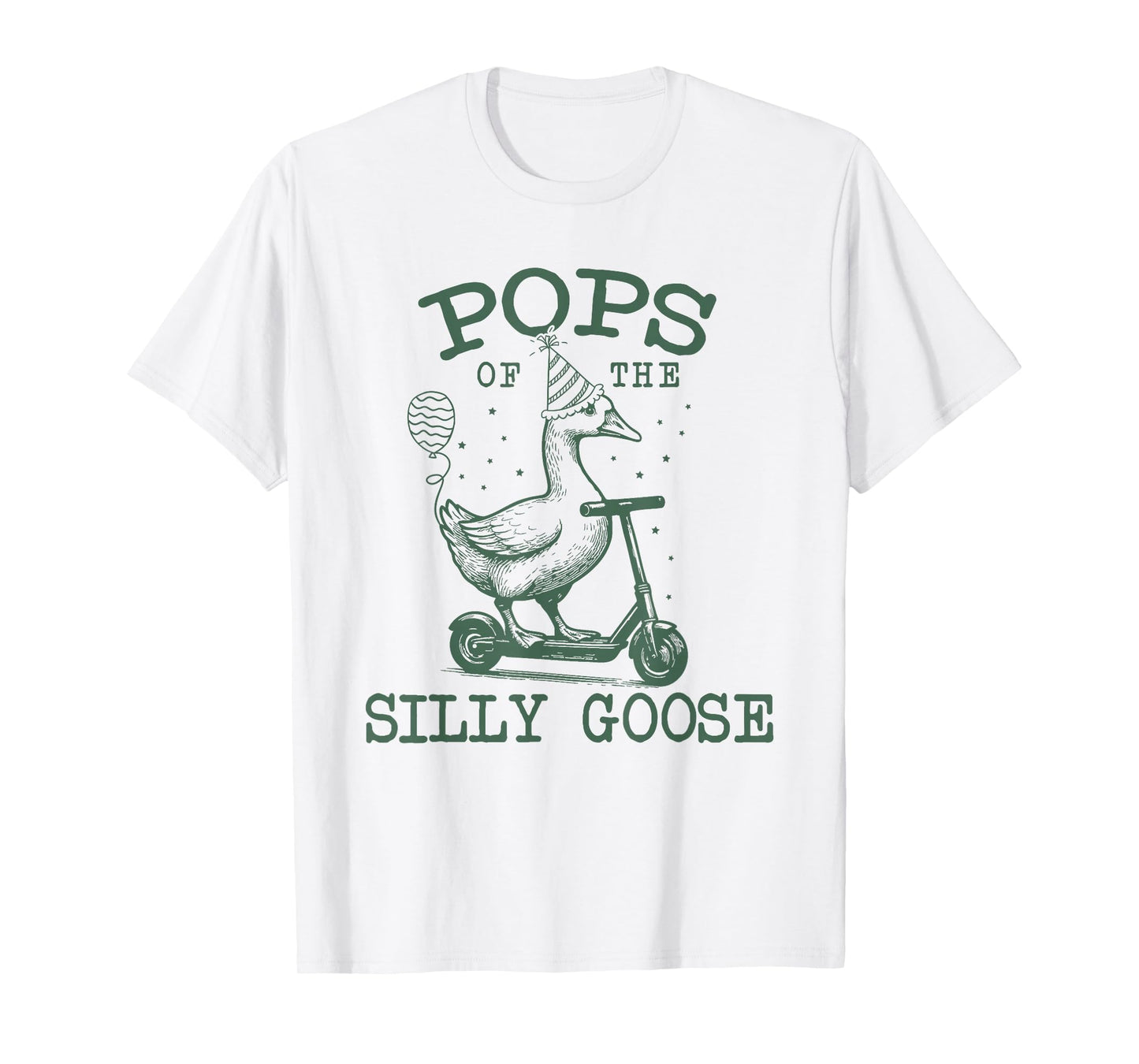 Pops of The Silly Goose First Birthday Family Matching T-Shirt