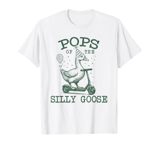 Pops of The Silly Goose First Birthday Family Matching T-Shirt