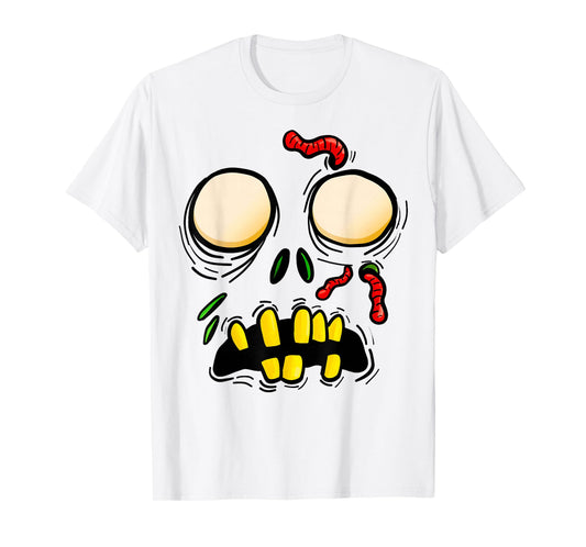 Zombie Face Halloween Costume Matching Family Men Women Kids T-Shirt