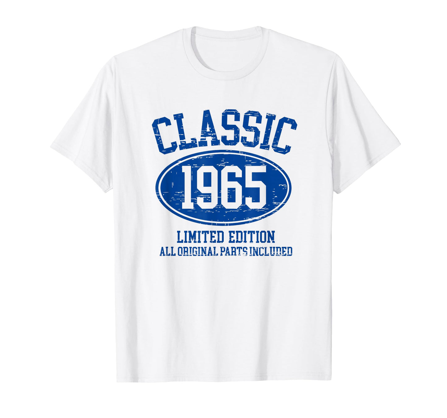 60th Year Old Men Women Vintage Classic 1965 60th Birthday T-Shirt