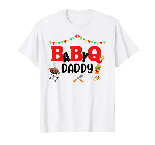 BBQ Baby Shower Gender Reveal Matching Group Outfit T-Shirt