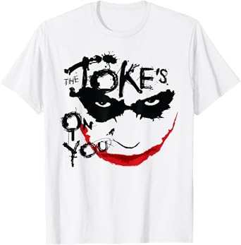 DC Dark Knight Joker Stencil T-Shirt