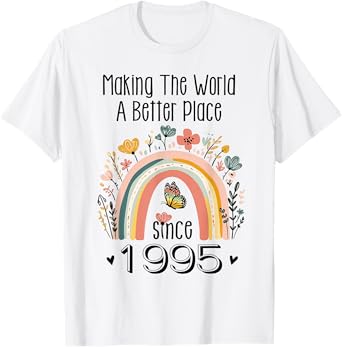 30th Birthday Making The World A Better Place Since 1995 T-Shirt