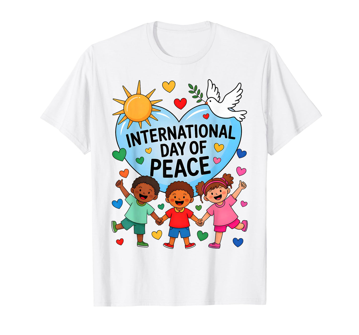 International Day of Peace World Peace Day September 21 Kids T-Shirt
