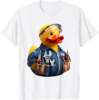 Electrician Rubber Duck Ducky Duckie T-Shirt