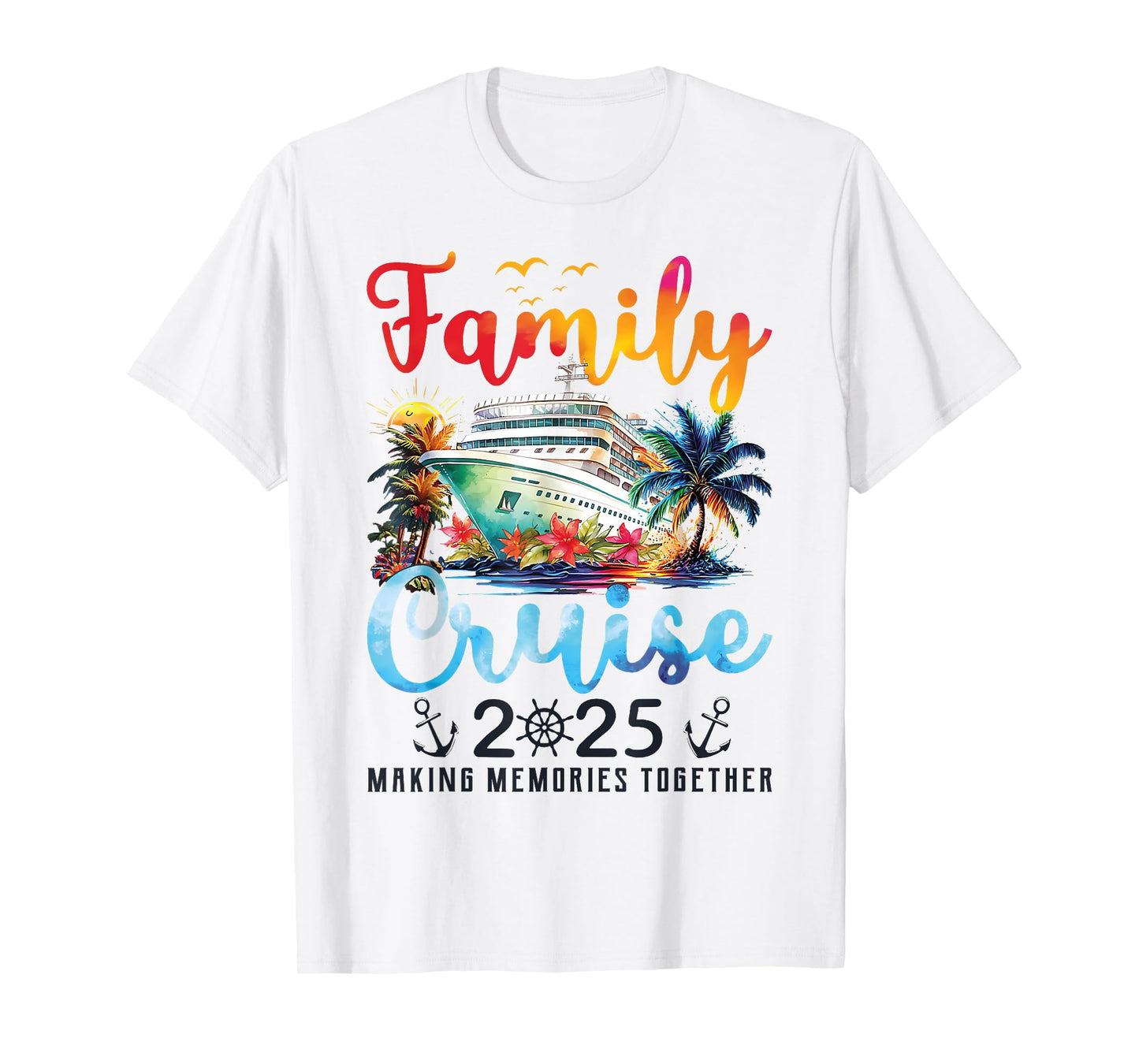 Cruise Squad 2025 Family Group Matching Summer Vacation T-Shirt