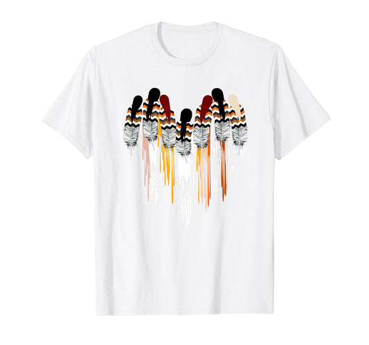 Womens Heart Watercolor Native American Heritage Month T-Shirt