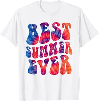 Retro BEST SUMMER EVER Camp Crew Vibes Kids Campfire Sunny T-Shirt