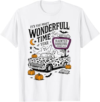 It's The Most Wonderful Time Of Year Ghost Car Halloween T-Shirt