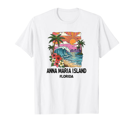 Anna Maria Island tropical beach souvenir vacation gift T-Shirt