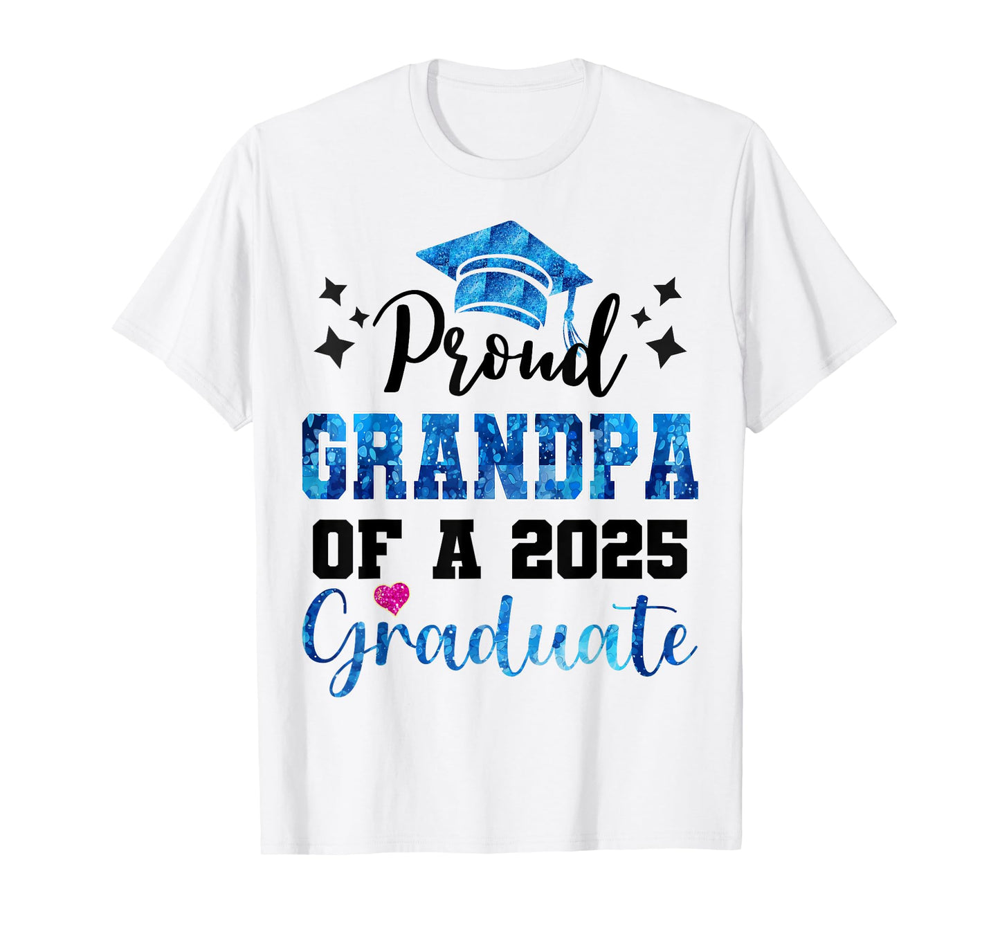 Super Proud Grandpa of 2025 Graduate Graduation Family T-Shirt