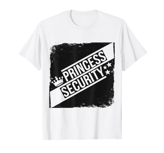 Princess Security Team Dad Mom Family Trip T-Shirt