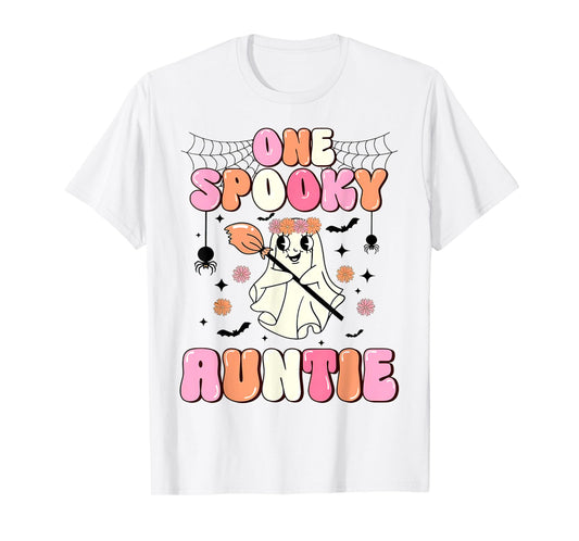 One Spooky Auntie, Spooky Halloween, Spooky Aunt T-Shirt