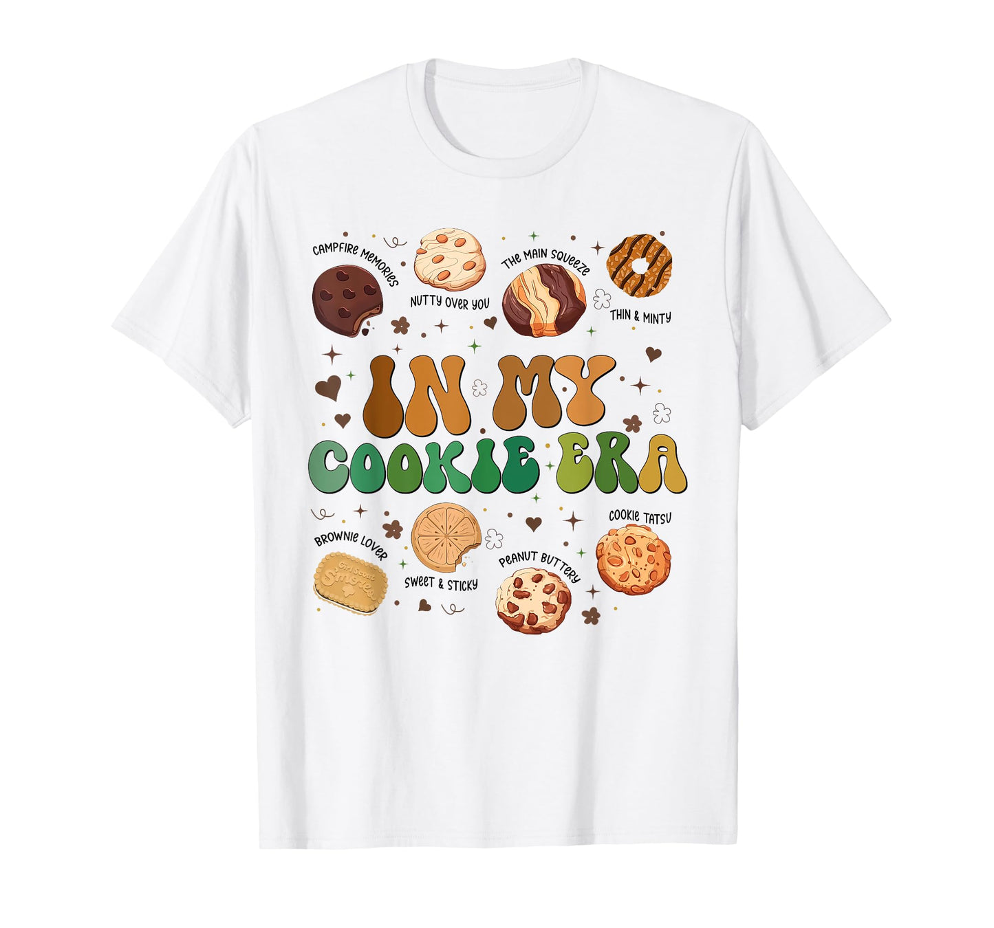 In My Cookie Era Cookie Dealer Era Scout Mom Girls Kids T-Shirt