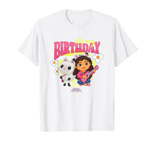 DreamWorks Gabby's Dollhouse Birthday It's My Birthday Logo T-Shirt