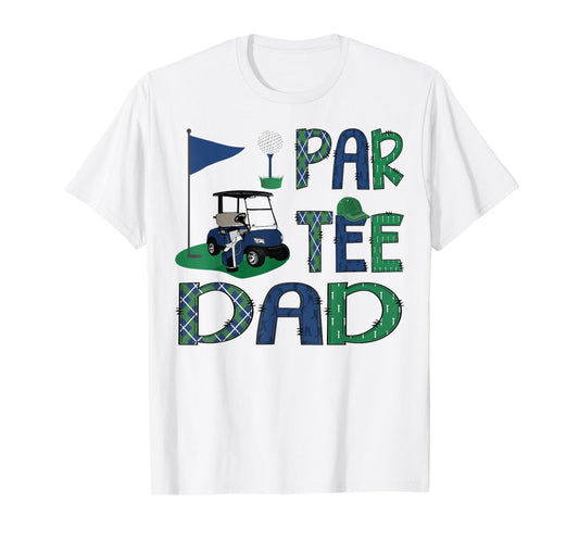 Par-Tee Dad Golf Lover Birthday Party Family Matching T-Shirt
