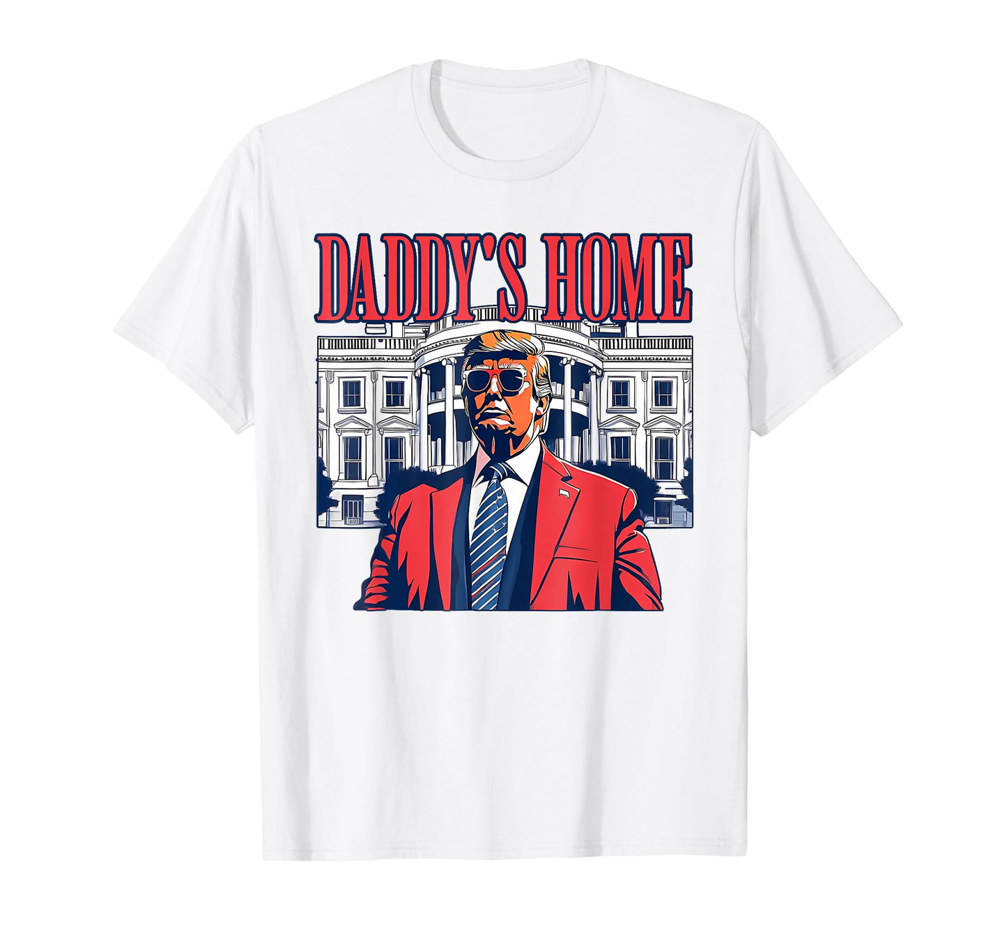 Trump 2024 Take America Back Daddy's Home Trump Pink 2024 T-Shirt