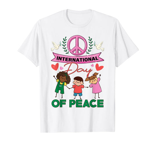International Day Of Peace World Peace Day September 21 Kids T-Shirt