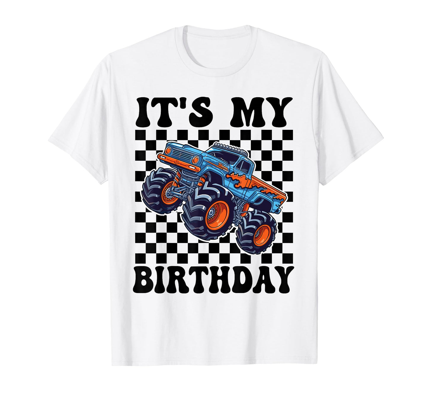 It's My Birthday Monster Truck Car Gifts Birthday Boys T-Shirt