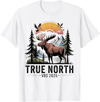 VBS 2025 True North Trusting Jesus Christian Summer T-Shirt