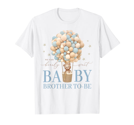 Brother We Can Bearly Wait Baby Shower Bear Family Matching T-Shirt