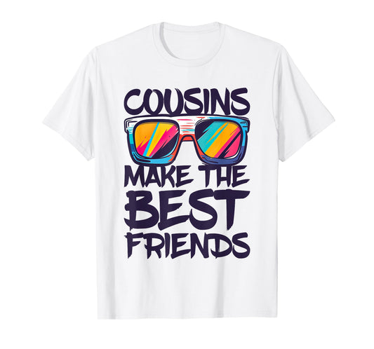 Cousins Make The Best Friends Shirt Boy Girl Cousin Crew T-Shirt