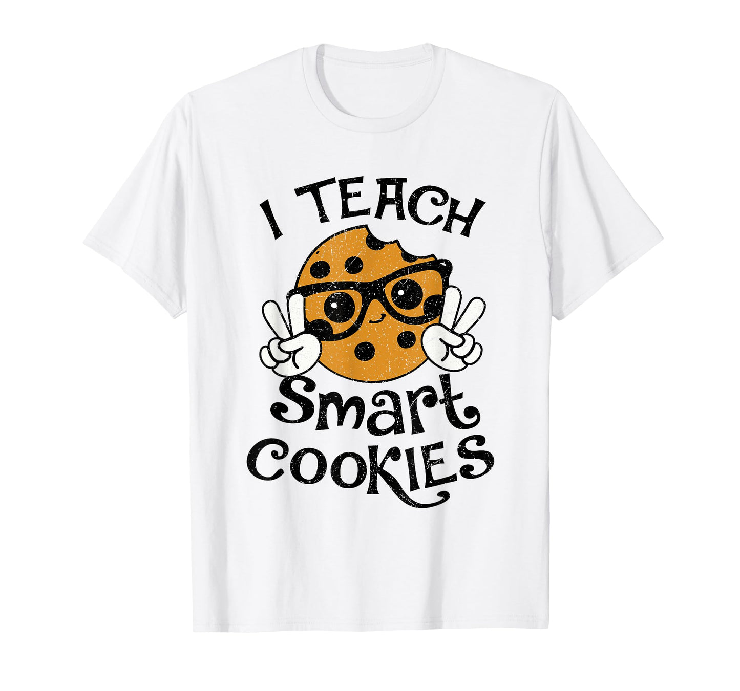 I Teach Smart Cookies Christmas Teacher Teaching Xmas Funny T-Shirt