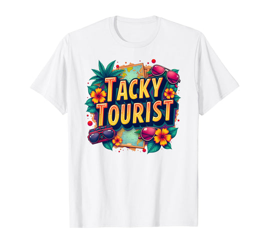 Vacay Tacky Tourist Outfit Wacky Tacky Costume Idea Tacky T-Shirt