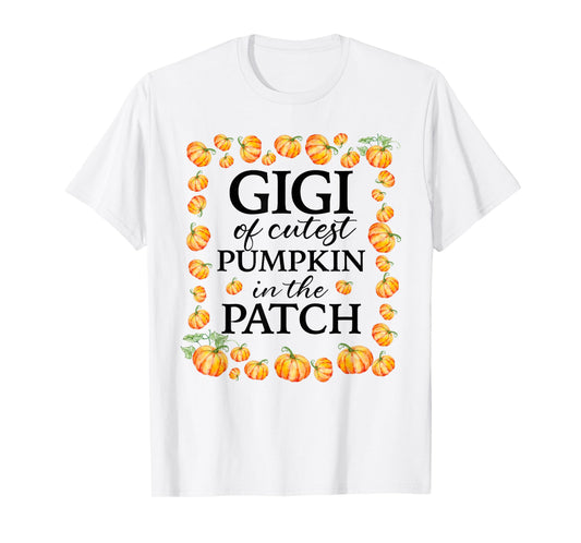 Gigi of the Cutest Pumpkin in the Patch Fall 1st Birthday T-Shirt