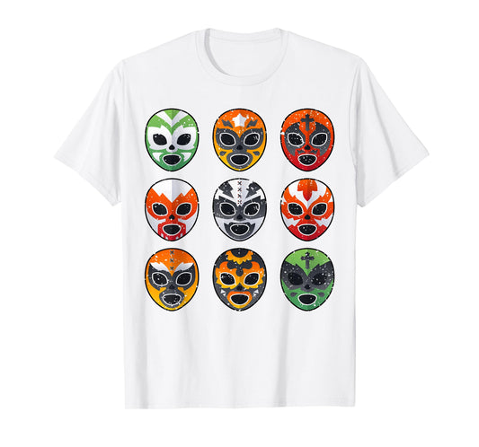 Lucha Libre Wrestling Mask Cinco De Mayo Mexican Boy Toddler T-Shirt