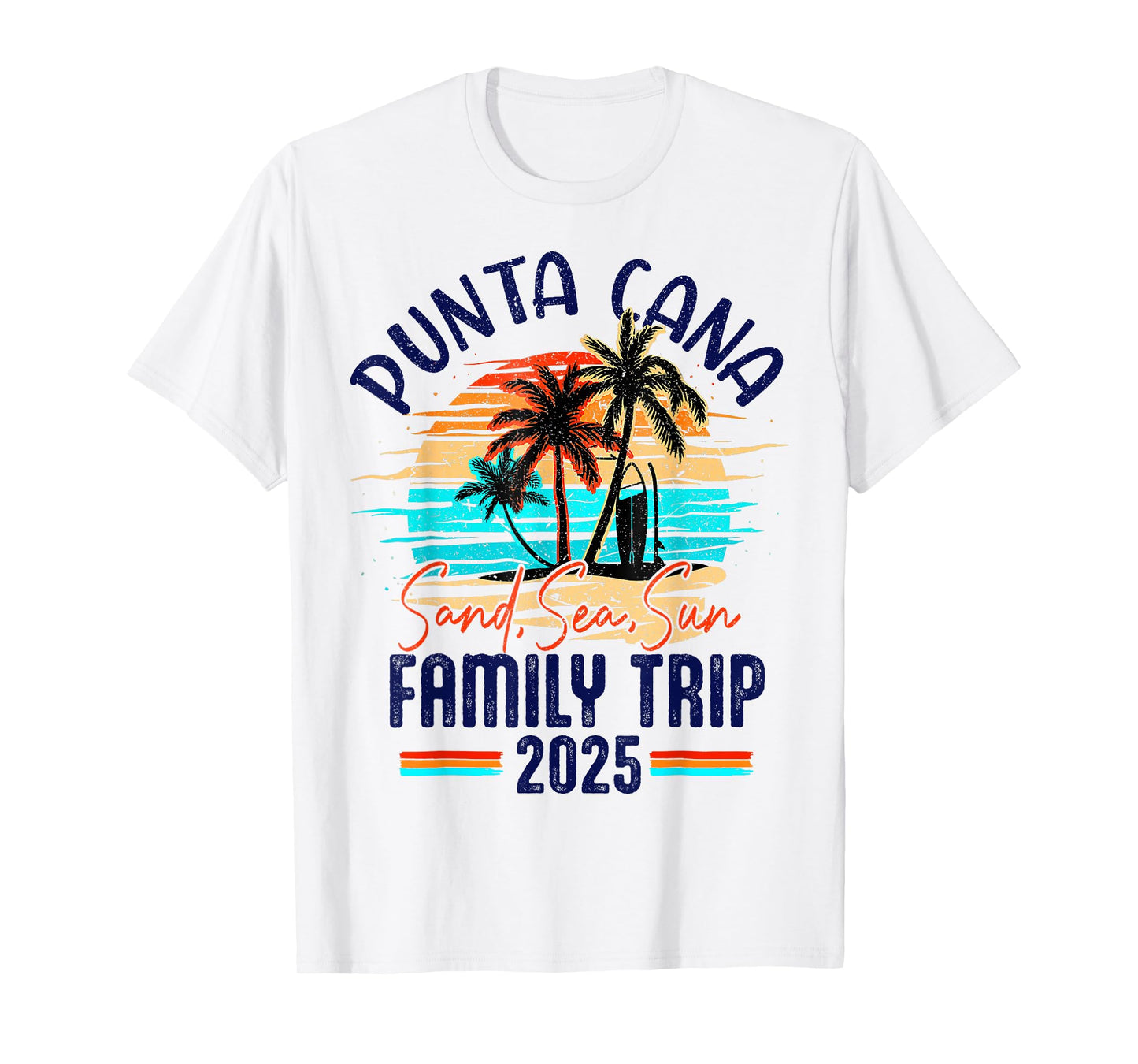 Family Punta Cana Vacation 2025 Summer Vacation Matching T-Shirt