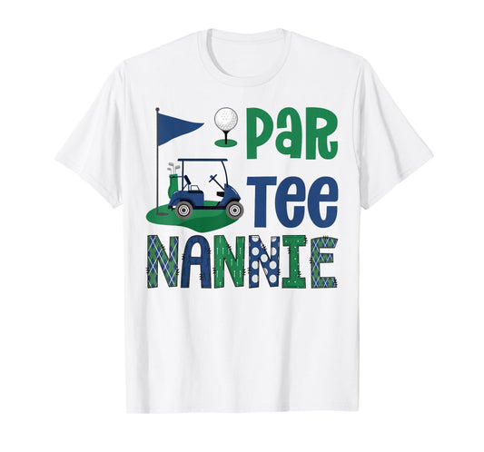 Par-Tee Nannie Golf Lover Birthday Party Family Matching T-Shirt