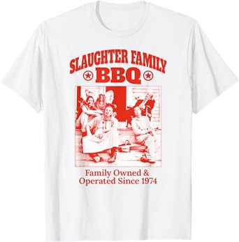 The Texas Chainsaw Massacre Front Back Slaughter Family BBQ T-Shirt