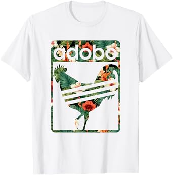Vintage Floral Pinoy Adobo T-Shirt