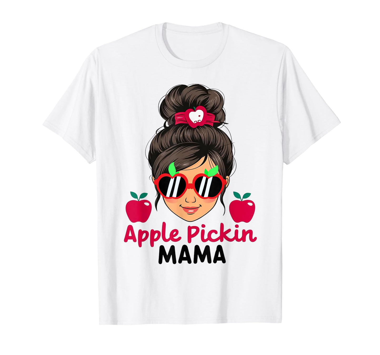 Apple Pickin Mama Cute Mom Apple Picking Crew Harvest Season T-Shirt
