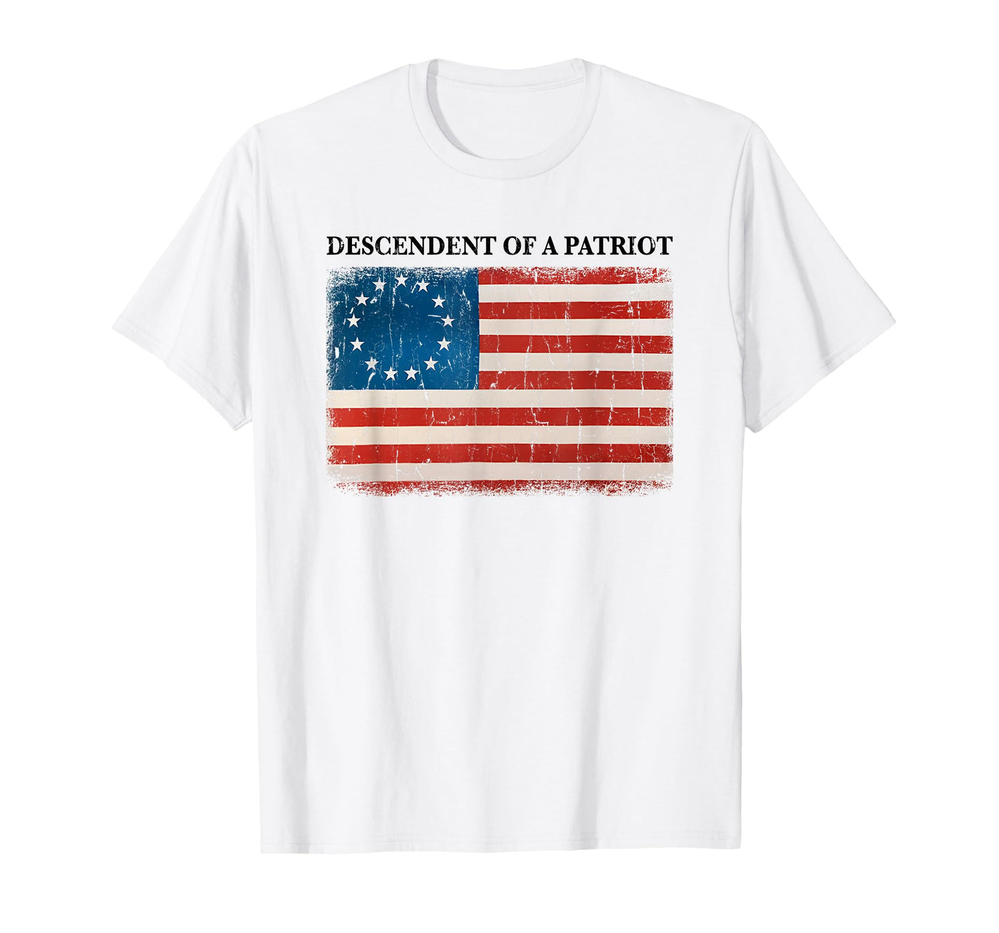 Descendant Of A Patriot, American Flag, 4th Of July T-Shirt
