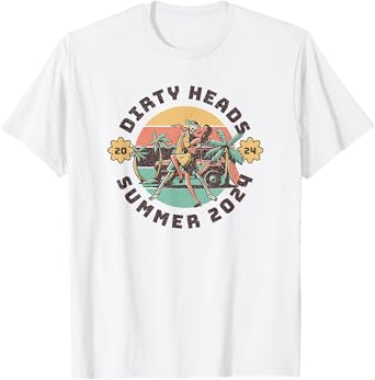 Vintage Dirty Heads in retro Funny style T-Shirt