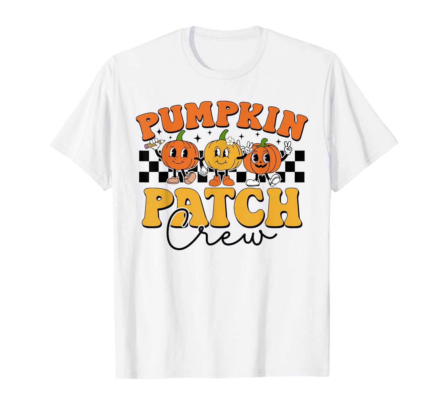 Pumpkin Patch Crew Retro Fall Autumn Thanksgiving T-Shirt