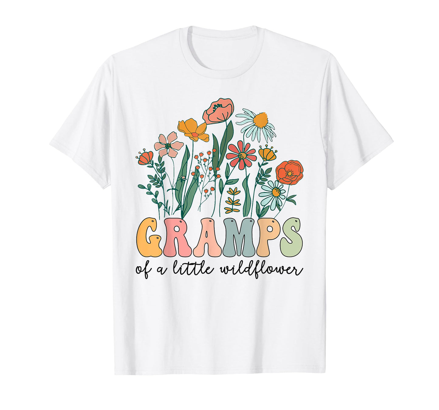 Gramps Of The Little Wildflower Birthday Party Baby Shower T-Shirt