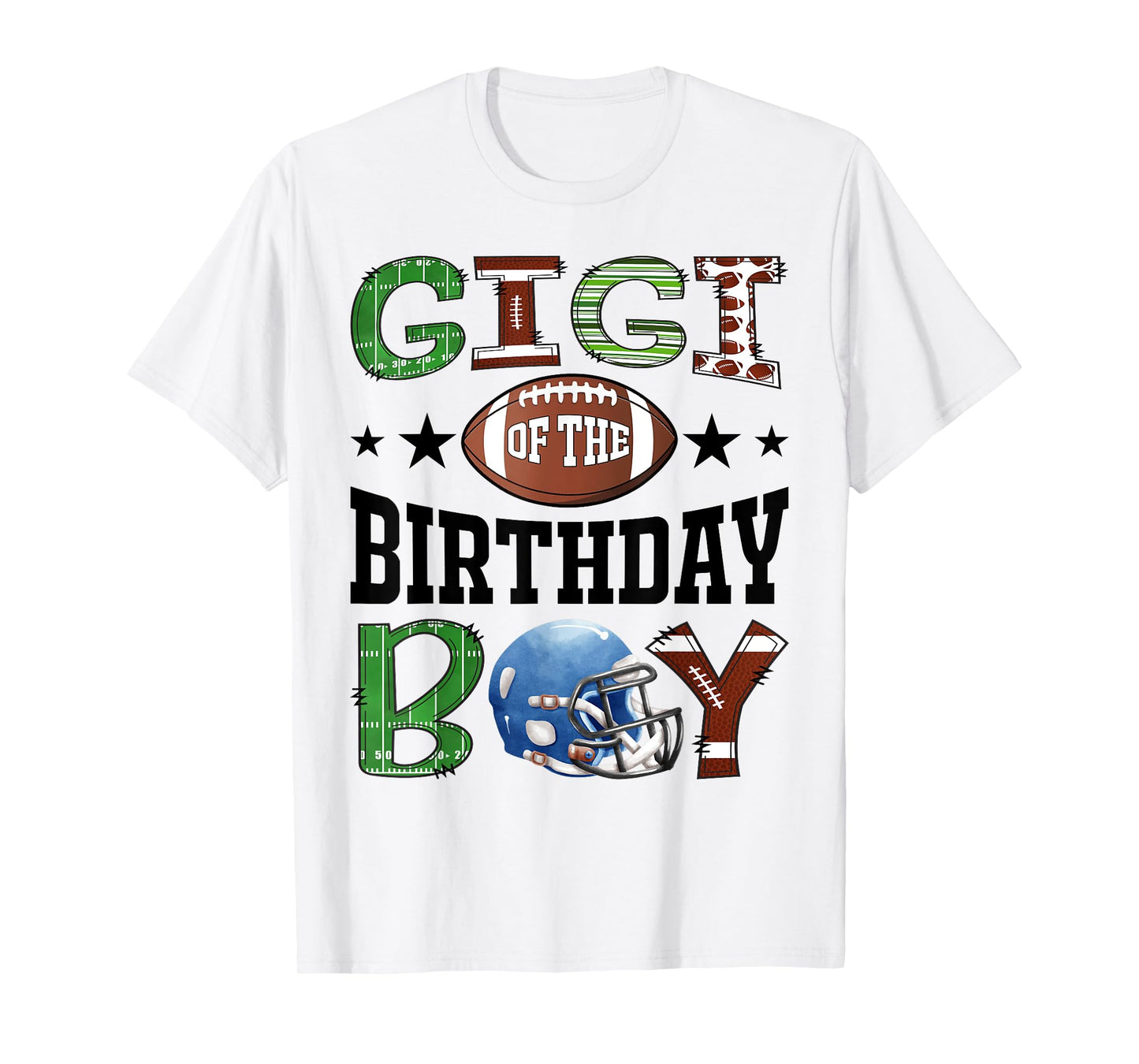 Gigi Of The Birthday Boy Football Lover Game Day T-Shirt