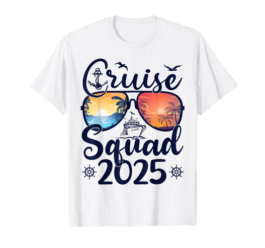 Cruise Squad 2025 Summer Vacation Family Matching Cruise T-Shirt