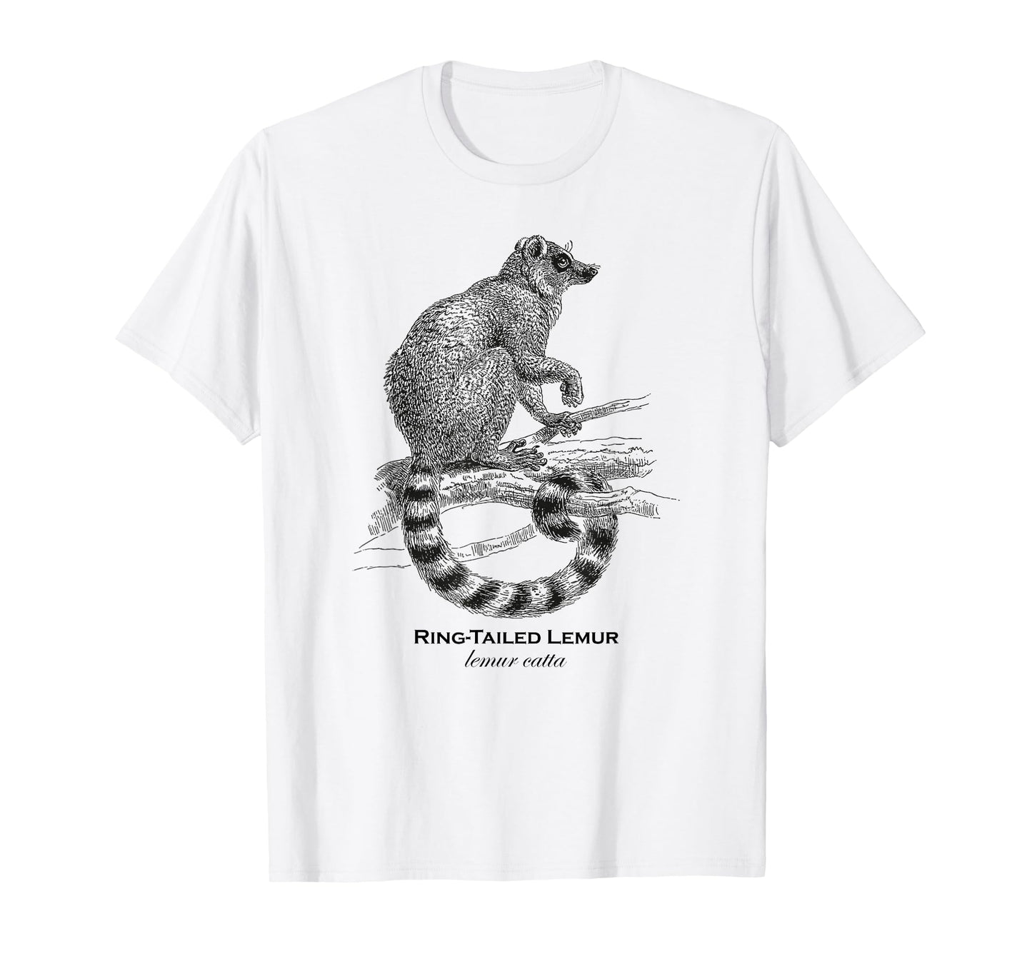 Vintage Animal Retro Wildlife Lemur T-Shirt