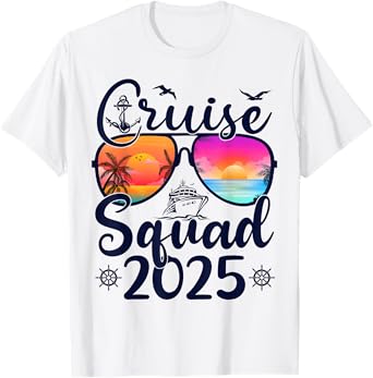 Cruise Squad 2025 Summer Vacation Matching Family Cruise T-Shirt