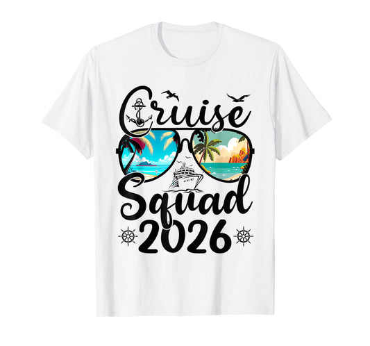 Cruise Squad 2026 Summer Vacation Family Matching Cruise T-Shirt
