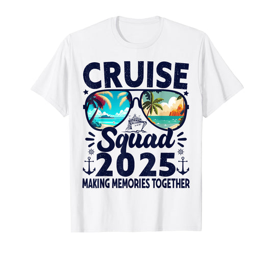 Cruise Squad 2025 Summer Vacation Trip Group Matching Cruise T-Shirt
