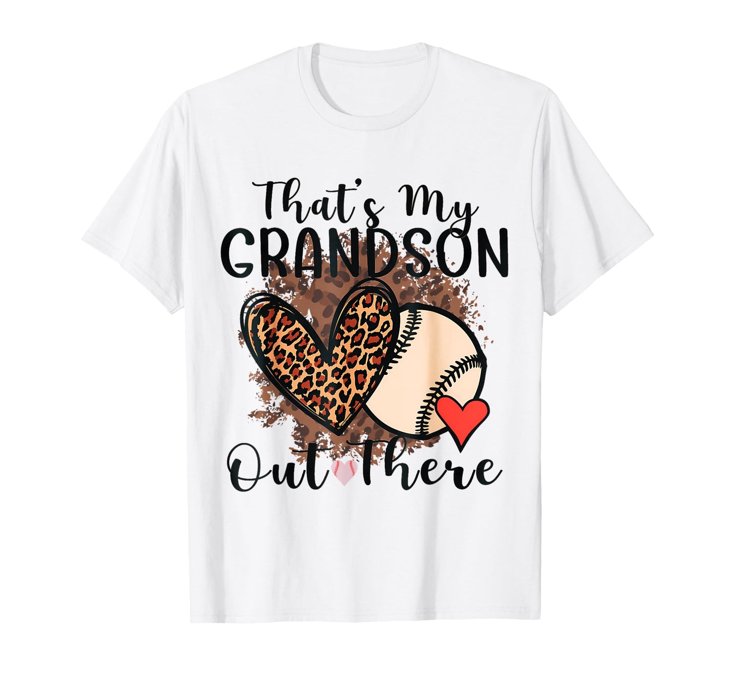 That's My Grandson Out There Baseball Grandma Mothers Day T-Shirt