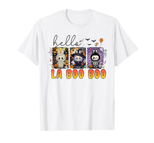 Cute Laboo Boo Ghost Halloween for Adults and Kids T-Shirt