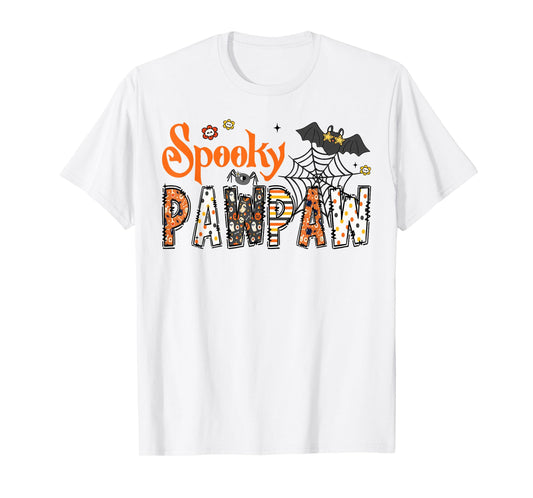 Spooky Pawpaw Halloween One Spooky Pawpaw Life T-Shirt