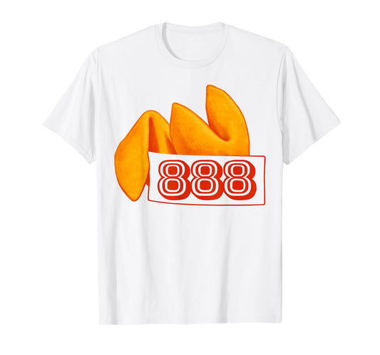 Chinese Fortune Cookie Funny Lucky Number 888 T-Shirt