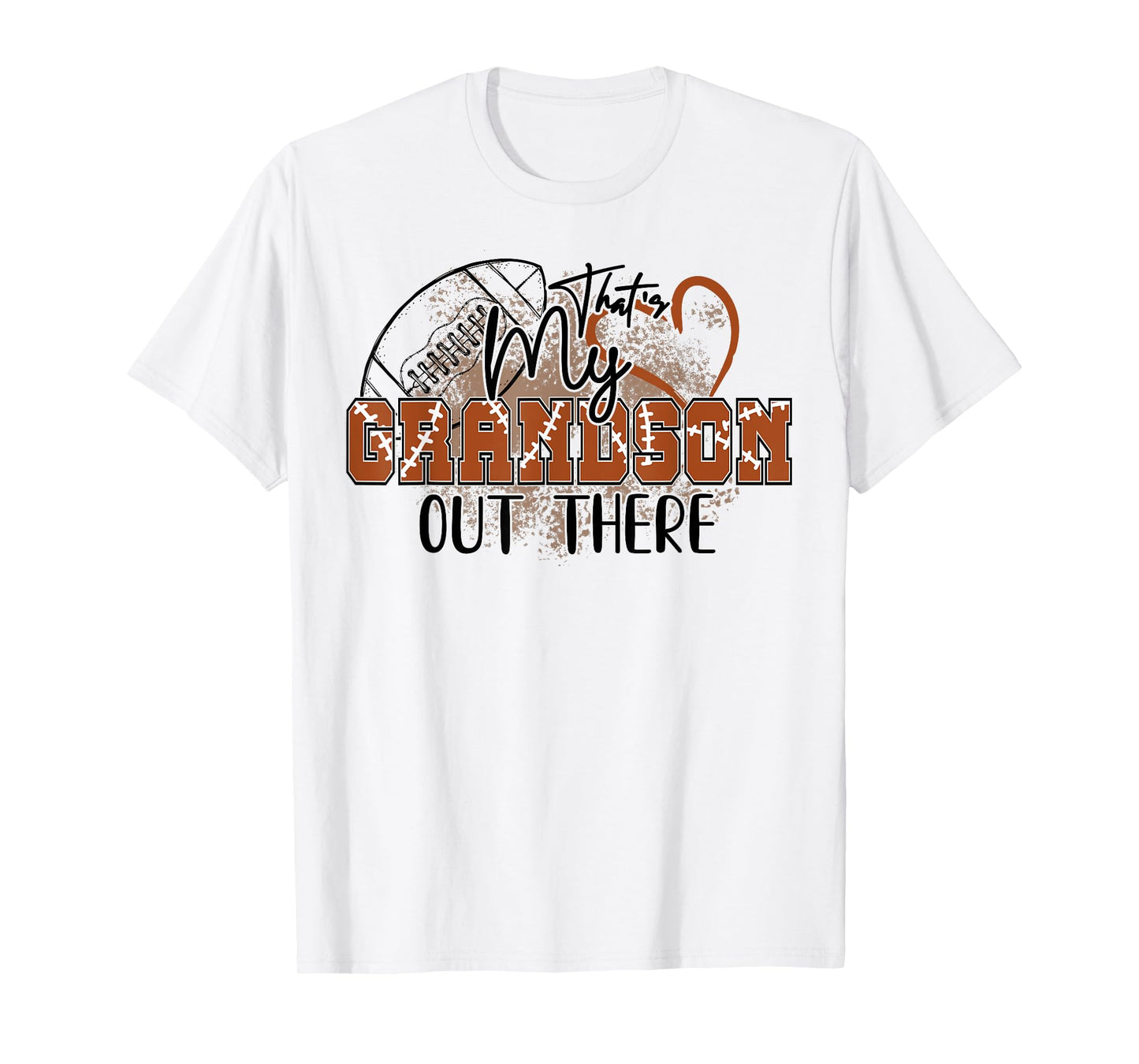 Thats My Grandson Out There Funny Football Grandma Mimi Nana T-Shirt